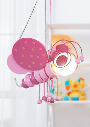 아이들이 좋아하는 핑크나비 1등 키즈 캐릭터 아이방 놀이방 어린이 아기방 포인트 펜던트 조명