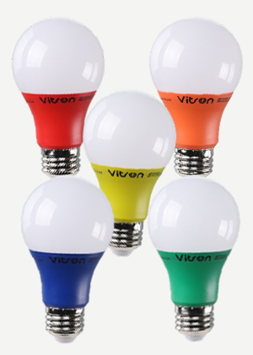 비츠온 LED 컬러 전구 칼라 벌브 색전구 색조명 8W