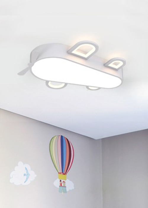 플레인 LED 70W 키즈 어린이 아이방 조명 침실방 비행기 방등