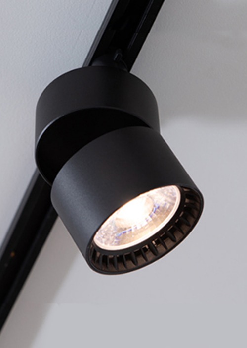 LED COB 듀오 레일조명 회전가능 이중원통 스포트 조명 (블랙/화이트)