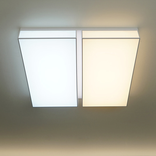 ON/OFF 스위치로 3가지 조명 색상변환이 가능한 타이디 LED 100W 4등 바리솔 천장 거실등 조명