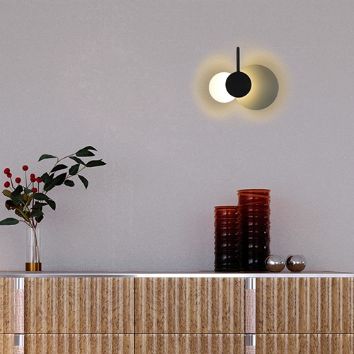 핀리 LED 8W 원형 간접 벽등 실내 거실 복도 벽부등 디자인 벽조명