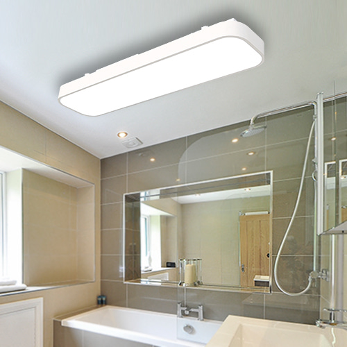 콜텐 LED 30W 욕실등 직사각 화장실등 교체 (화이트/ 블랙)